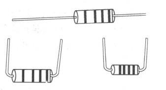 金屬氧化膜電阻器的外形