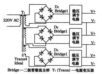 多个变压器的直流输出串联