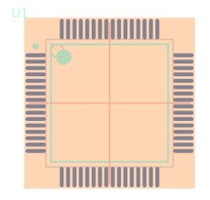 STM32F303R8T6脚印
